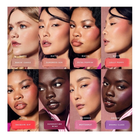 NWT FENTY BEAUTY BLUSH Wine Plum Color Full Size Product with Box - Picture 3 of 12